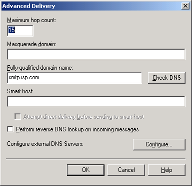 Exchange Advanced Delivery Options